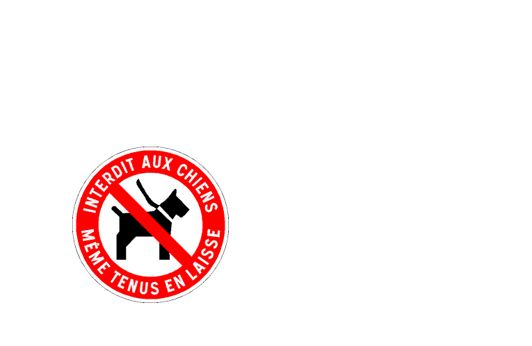 Chiens interdits aire de jeux rue Lympstone