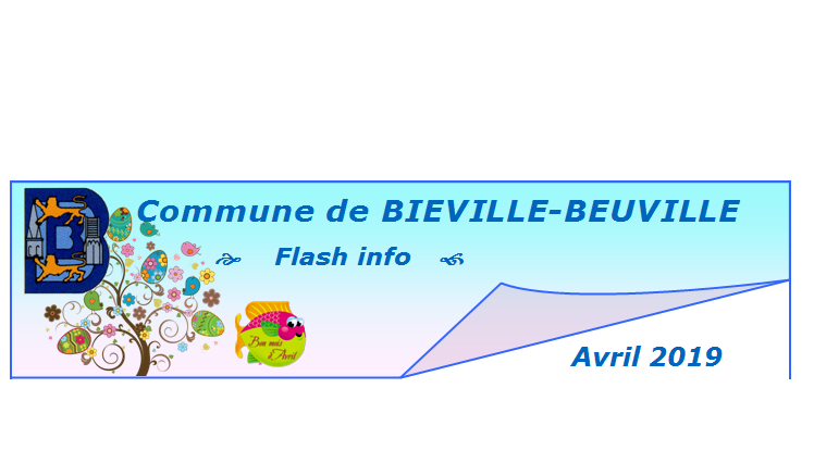 Flash info d’avril 2019
