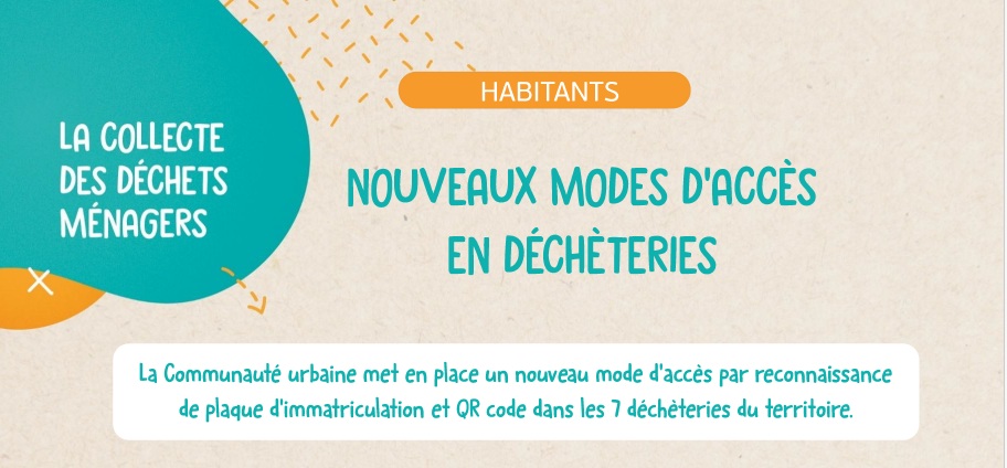 Des nouvelles modalités d’accès aux déchèteries