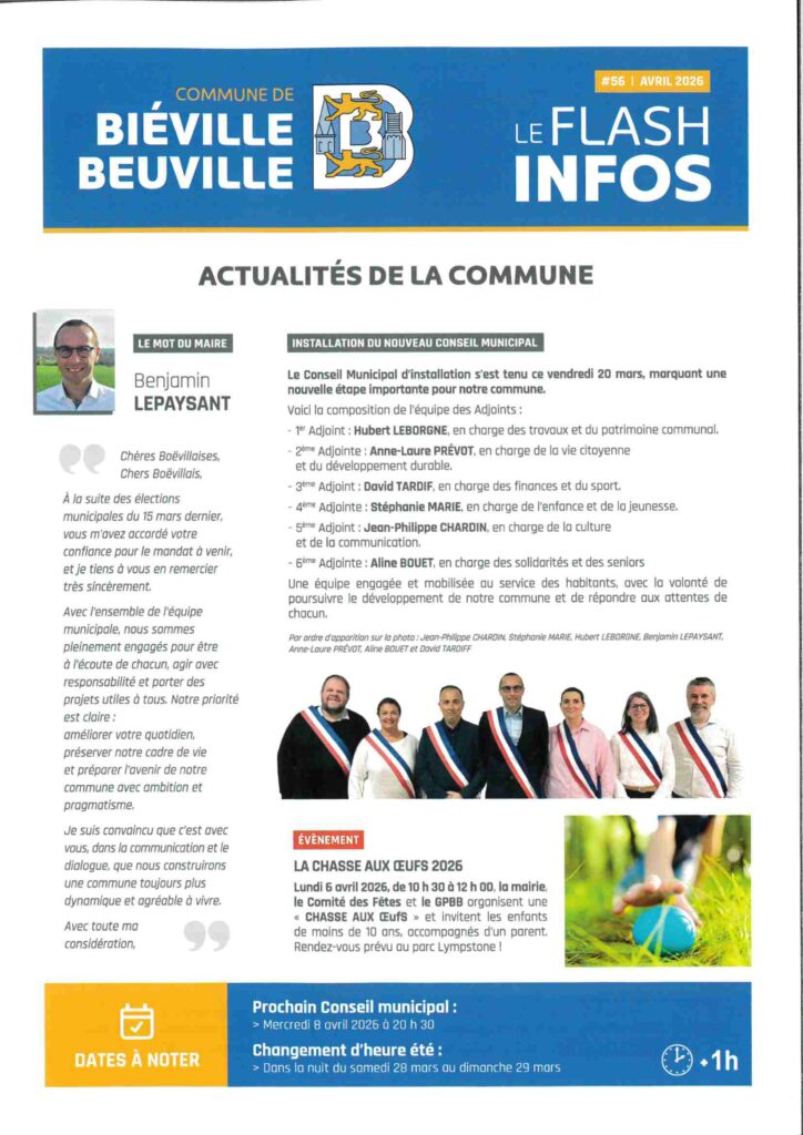 Flash communal Avril 2026 page 1