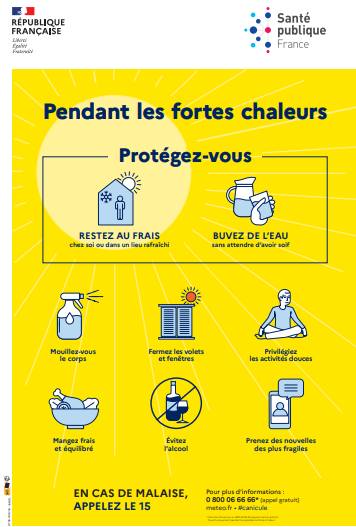 Affiche canicule n°1