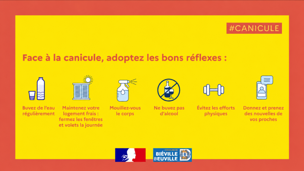 Canicule 2026 - Gestes à adopter