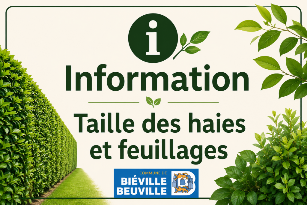 Information taille des haies