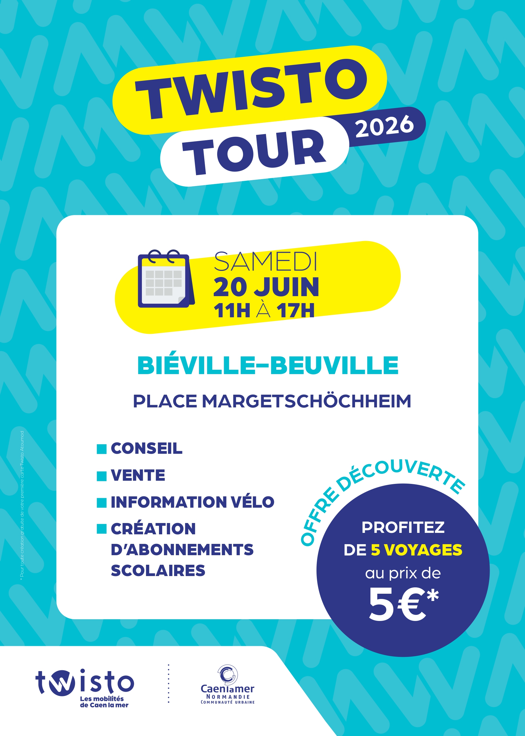 Affiche Twisto Tour 20 juin 2026