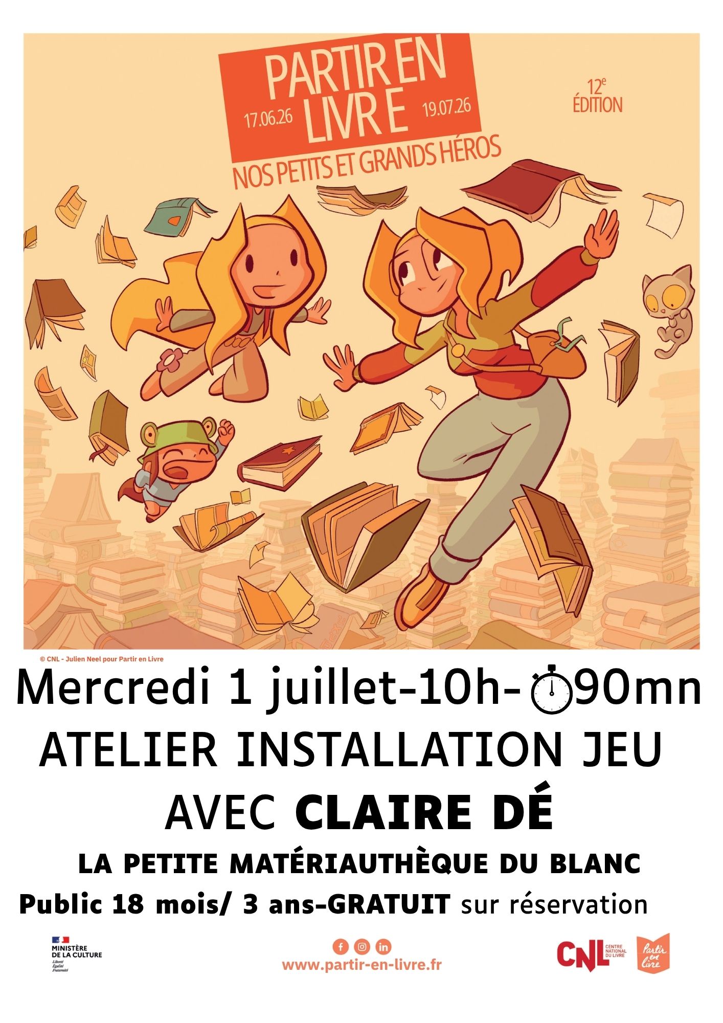 Affiche animation Claire Dé