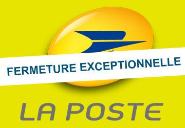 Fermeture bureau de poste