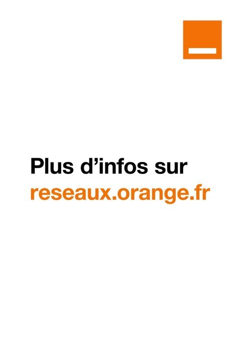 fin du réseau cuivre Orange