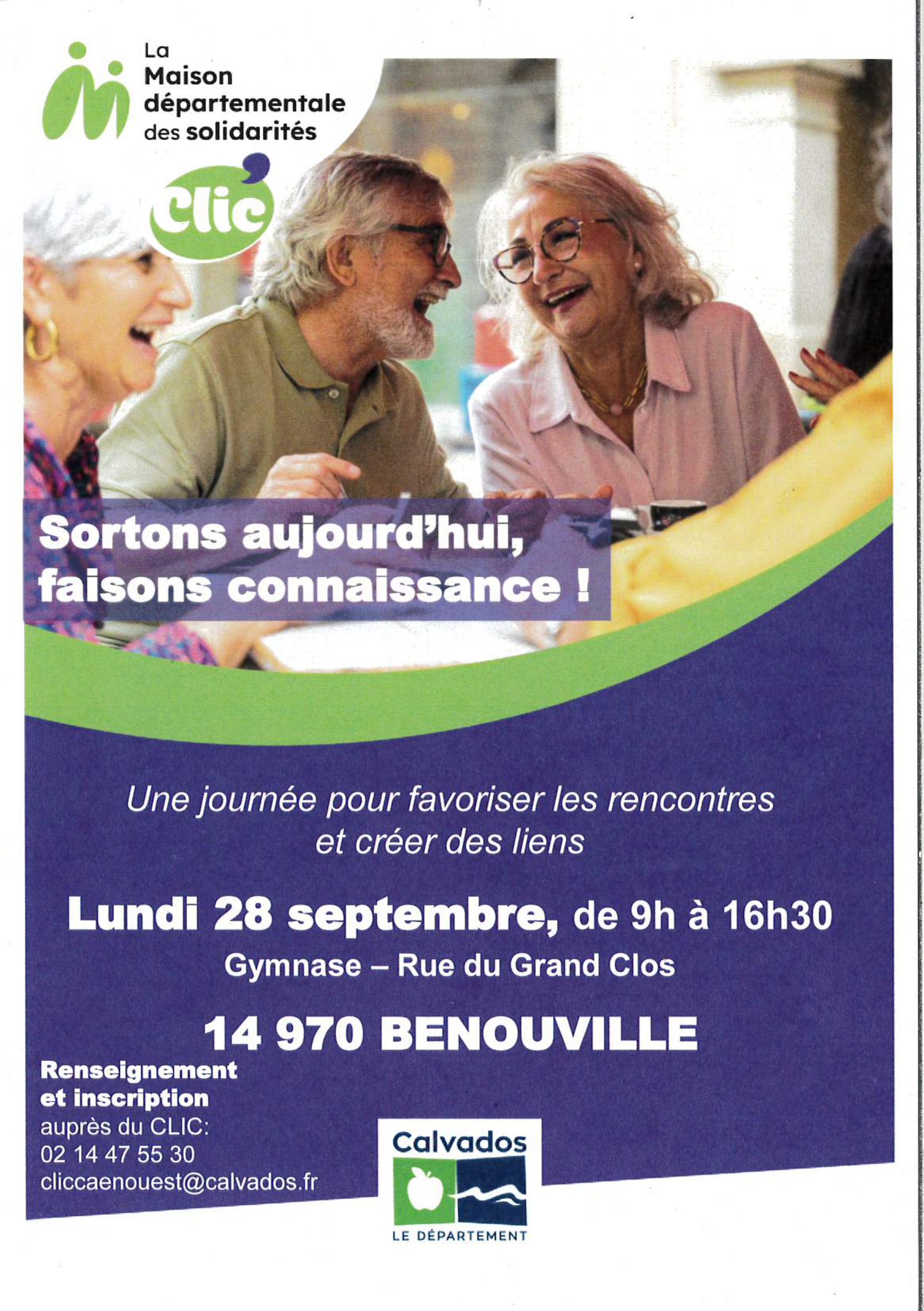 CLIC évènement 28 septembre 2026