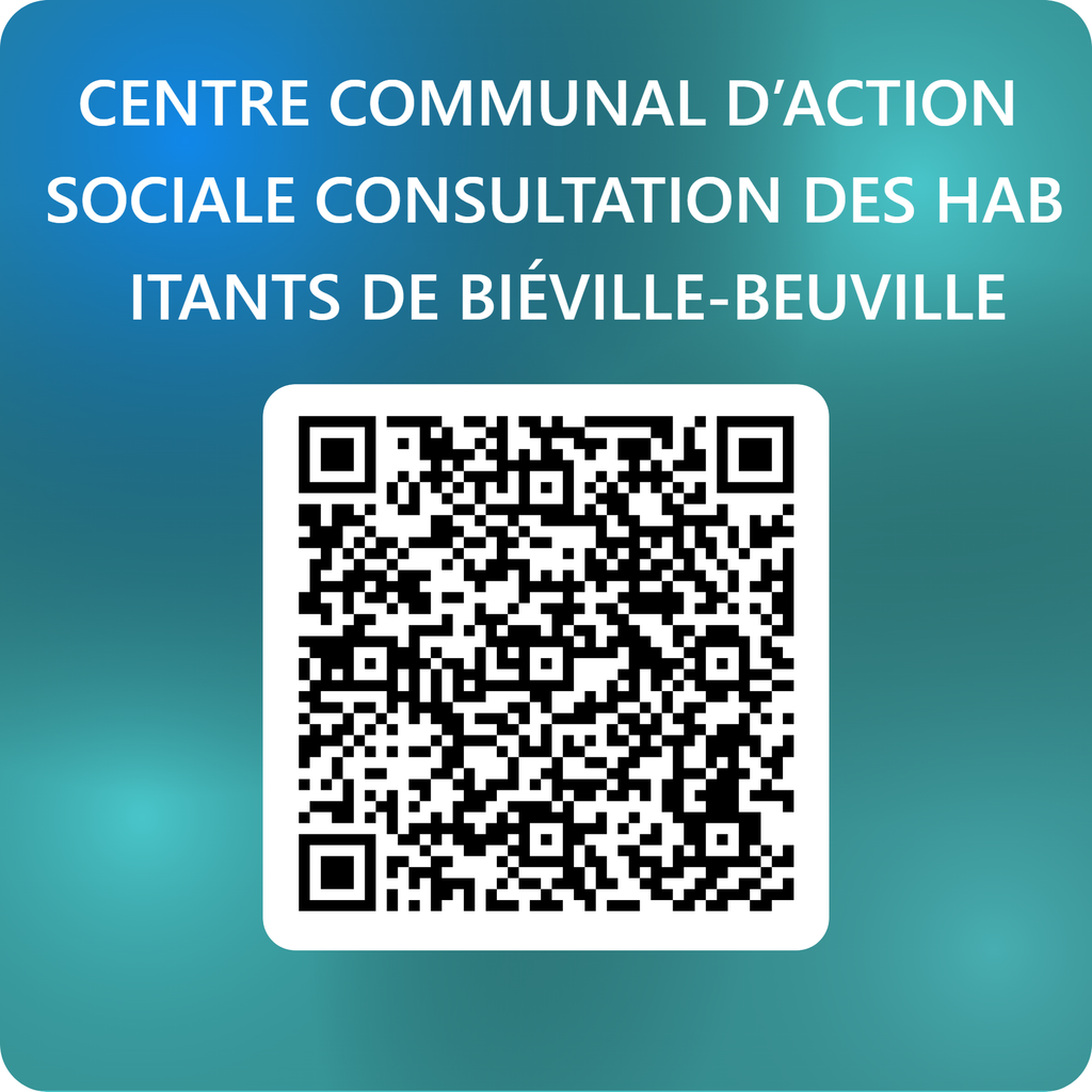 QRCode pour CENTRE COMMUNAL D’ACTION SOCIALE CONSULTATION DES HABITANTS DE BIÉVILLE-BEUVILLE (1)