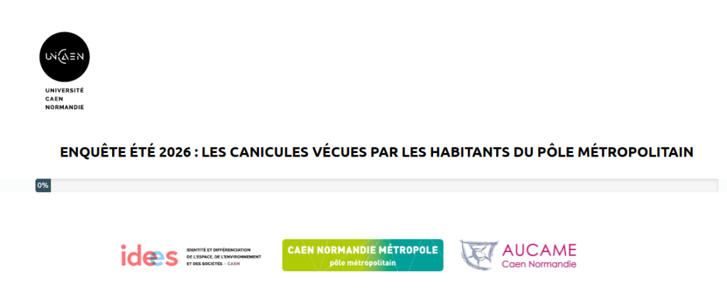 enquête fortes chaleurs été 2026