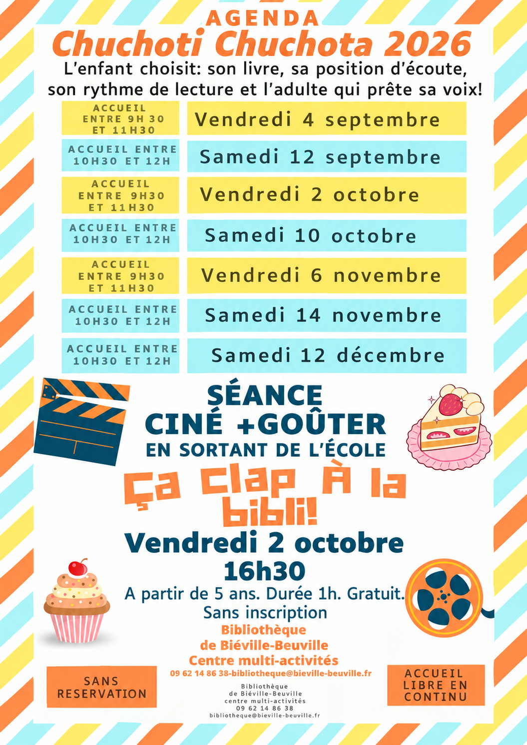 rendez-vous bibliothèque Octobre 2026